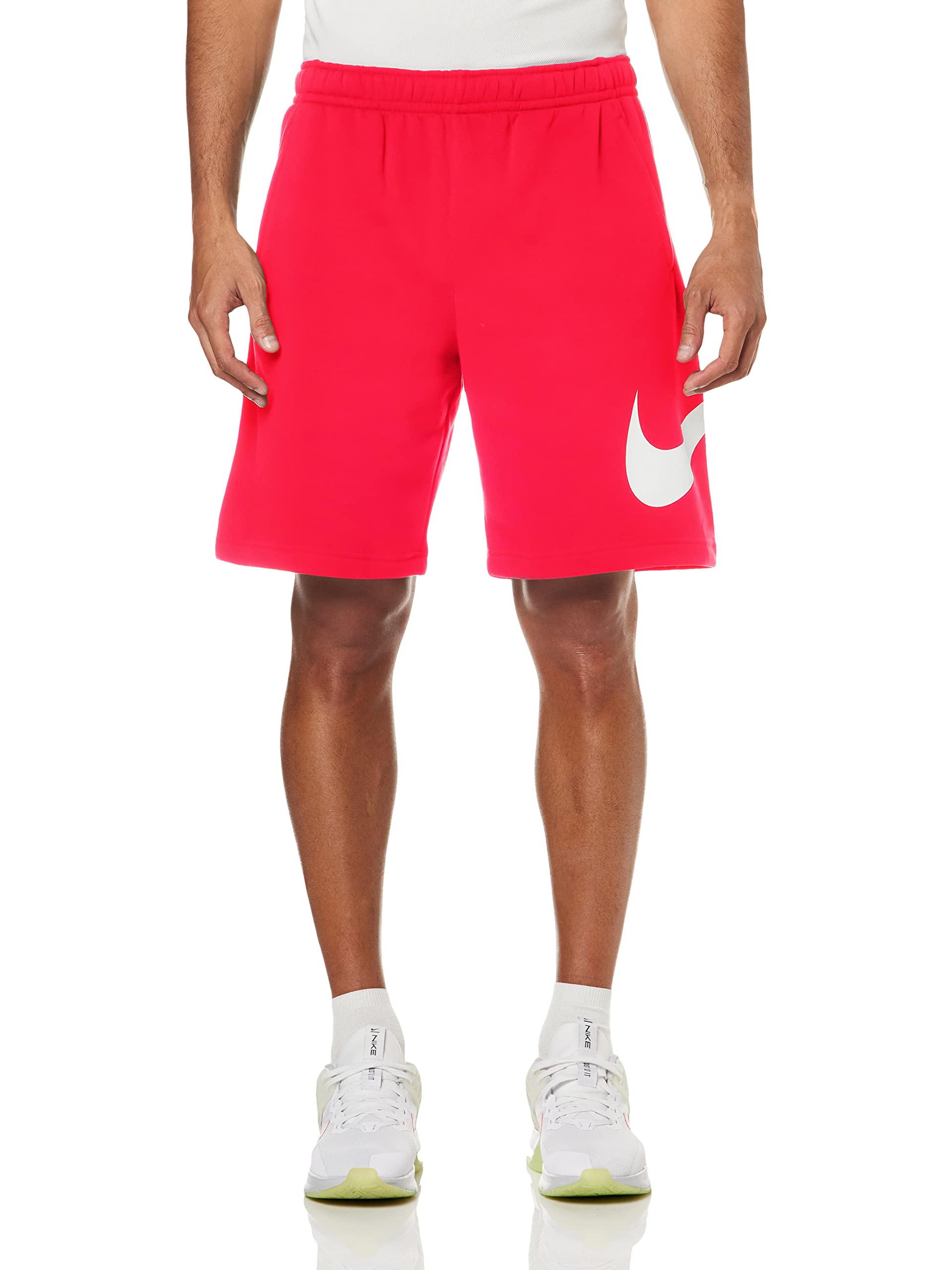 nike sportswear club shorts red