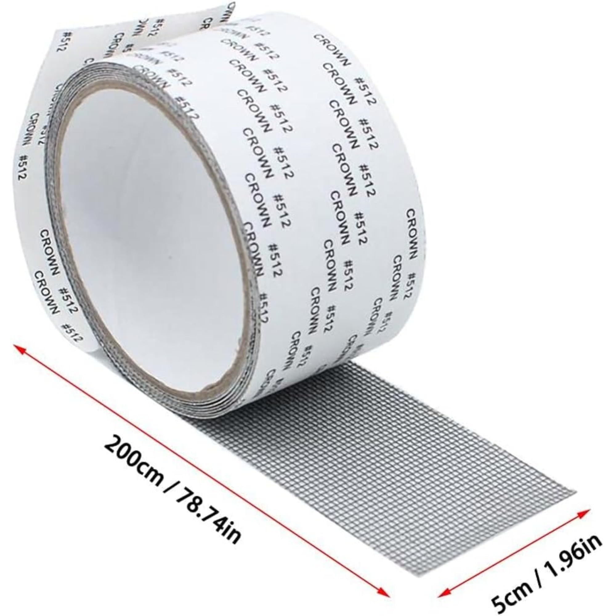 Nastro A Rete Adesivo Terryshop74 - Riparazione Zanzariere 5cmx200cm Nero Super Resistente - Foto 11