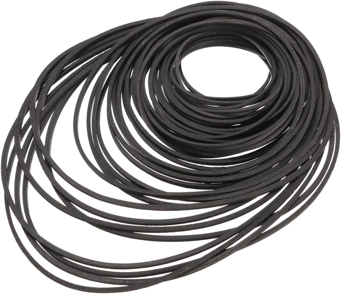 50pcs 40-130mm Mix Cassette Tape Machine Belt Assorted Common Belt
