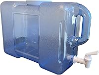 Vista 2 de AquaNation Botella de agua reutilizable de plástico Tritan a prueba de fugas de grado alimenticio, contenedor de jarra de galón con asa, fabricado