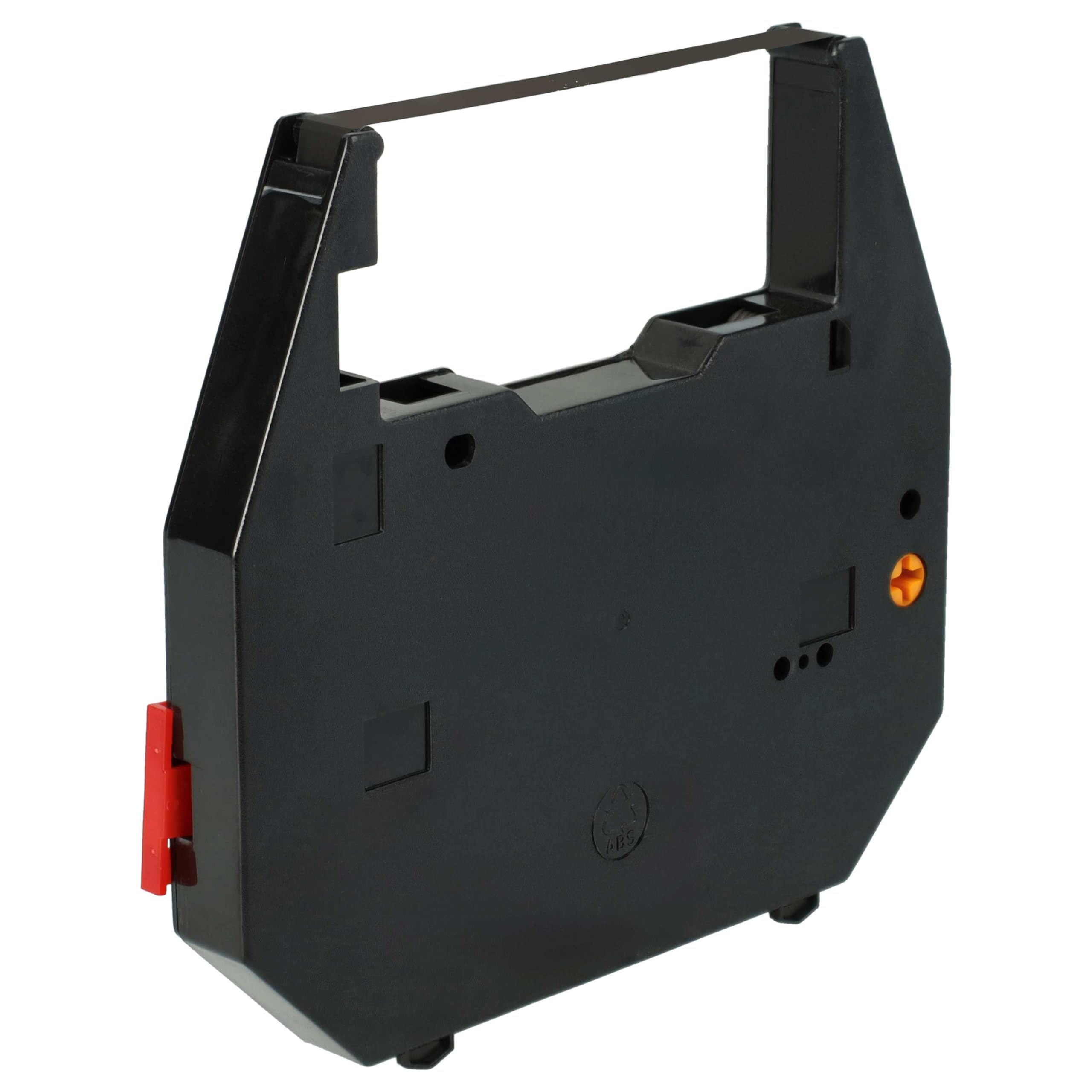 vhbw 10x Cinta de color de escritura compatible con Nakajima AX230, AX 240, AX 225, AX 220 impresora de matriz o de tickets - banda de carbono negro