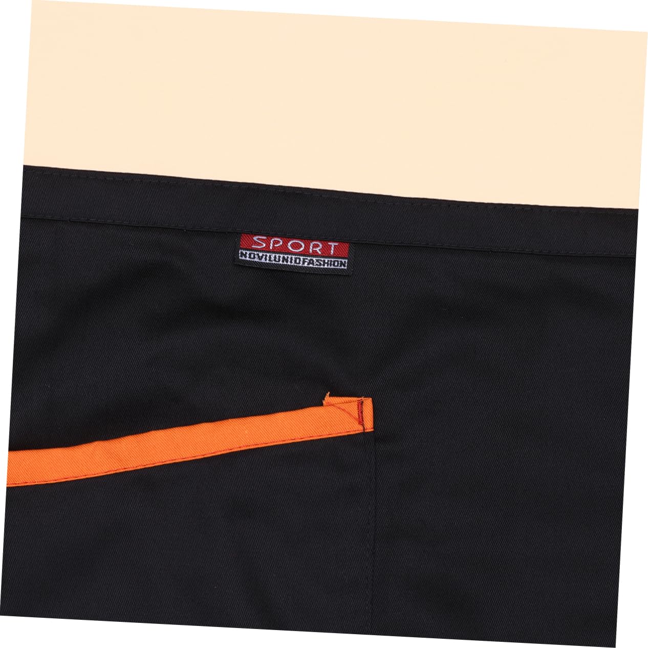Garneck Unisex Short Apron with Pockets Plain Adult Waist Apron Cafe Serving Apron for Kitchen Waiter