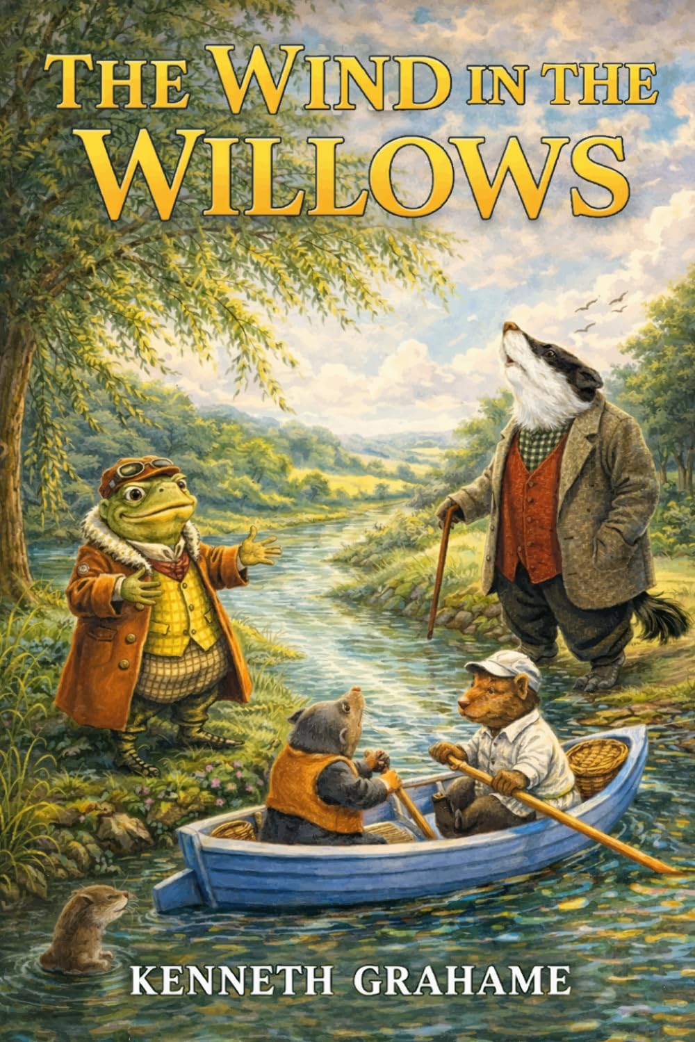 The Wind in the Willows: Classic Children's Book with Full Colour Illustrations