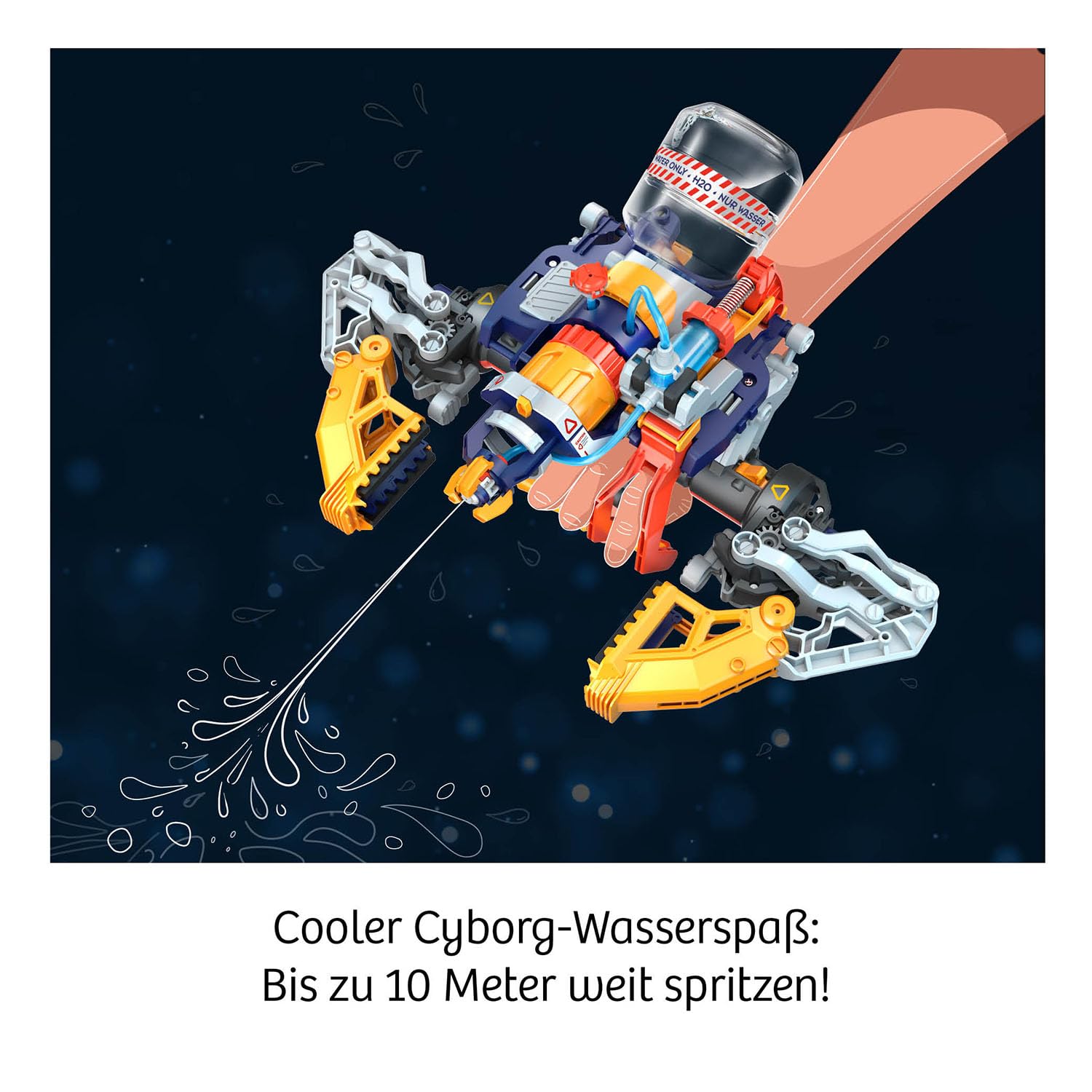 Cyborg Water-Blaster: Experimentierkasten