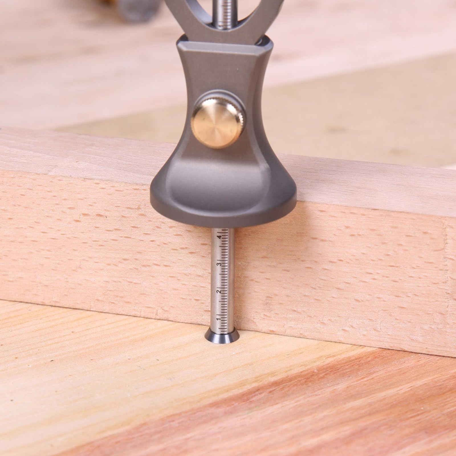 Medidor profesional de marcado de madera con diseño antivuelco para madera
