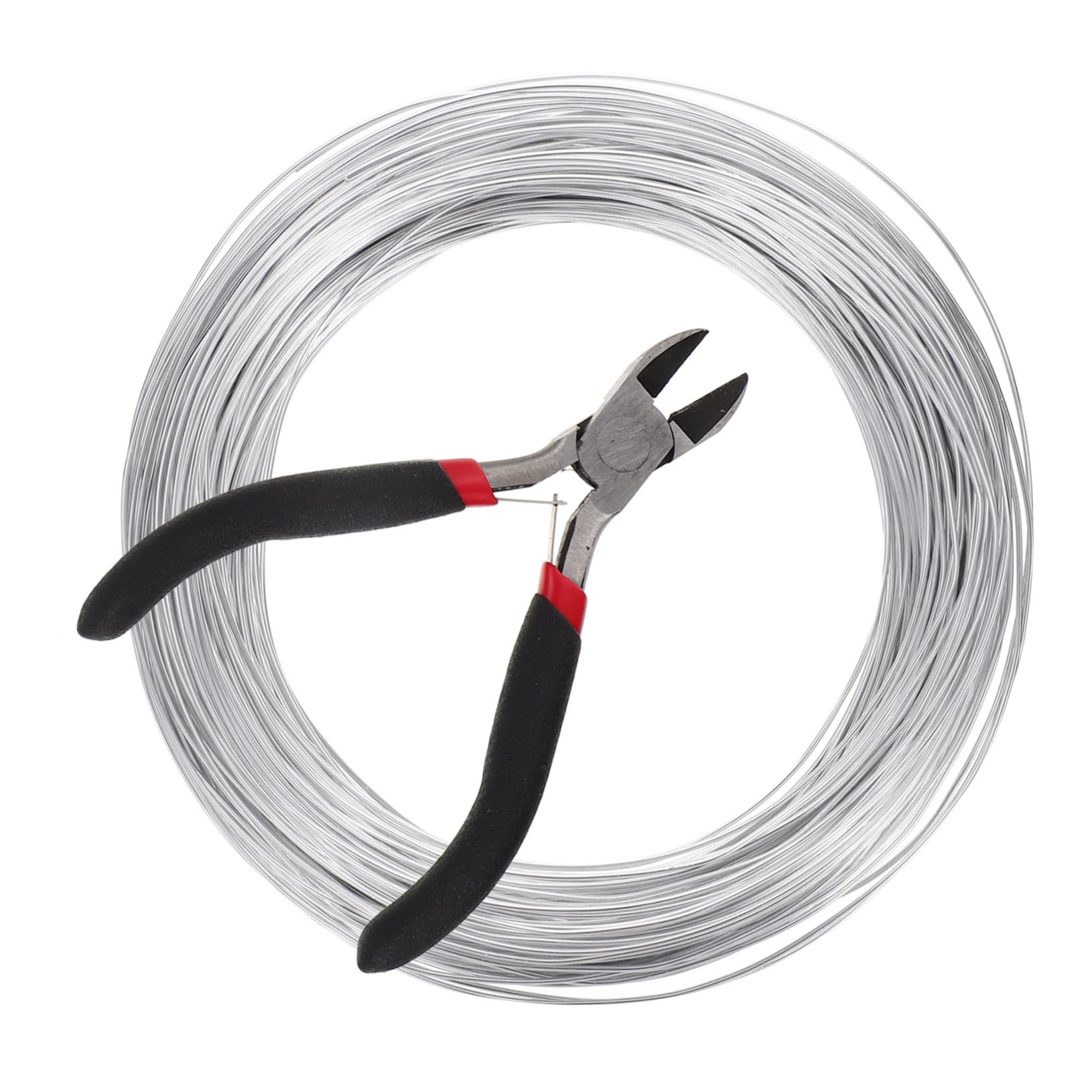 HOMSFOU 1 Roll Metal Aluminum Wire Crafting Wire Metal Thread for Sculpting Aluminum