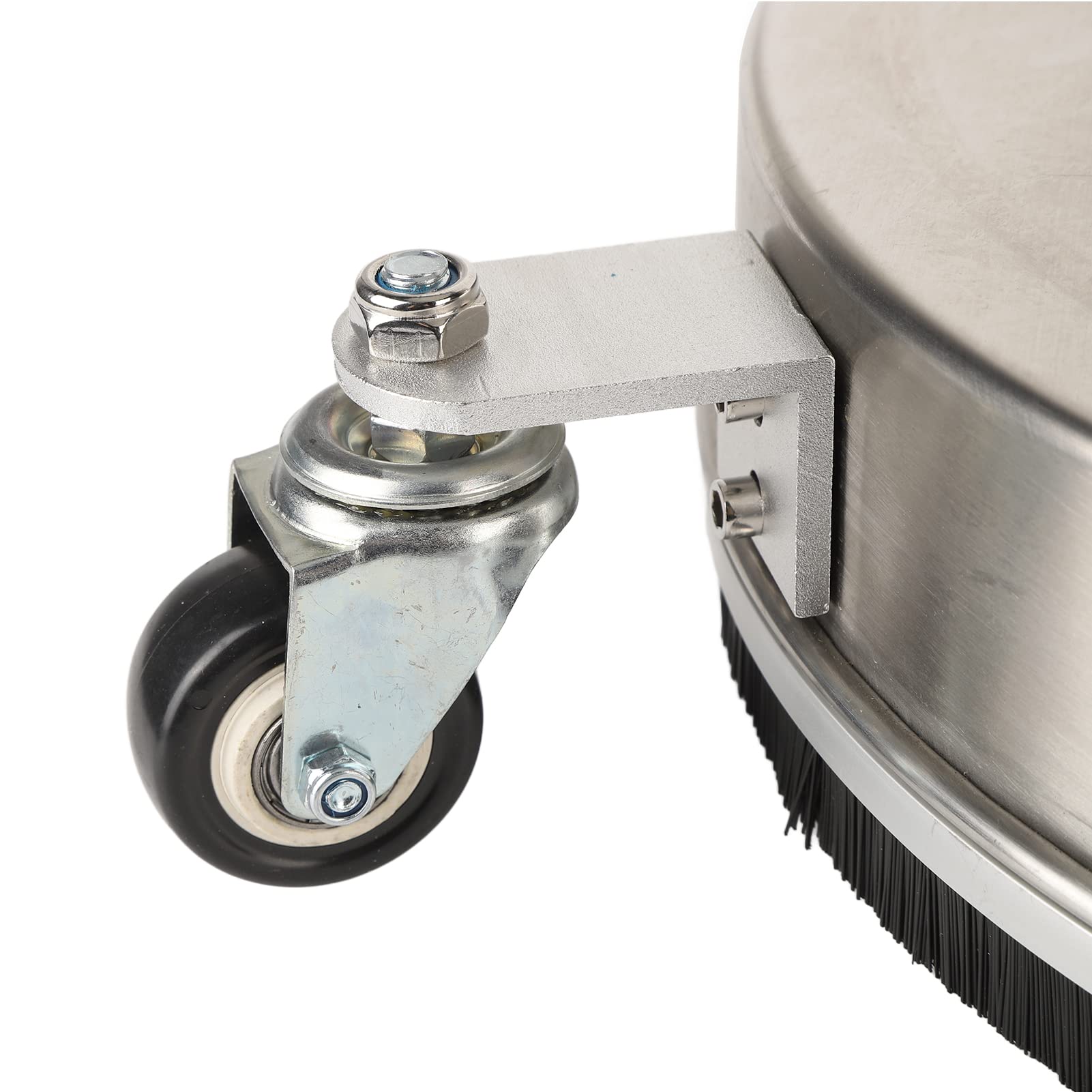 Limpiador de Superficies de Lavadora a Presión de 15 Pulgadas con 4 Ruedas, Accesorio de Lavadora a Presión de Acero Inoxidable de 4000 PSI con Conector Rápido de 1/4 Pulgadas