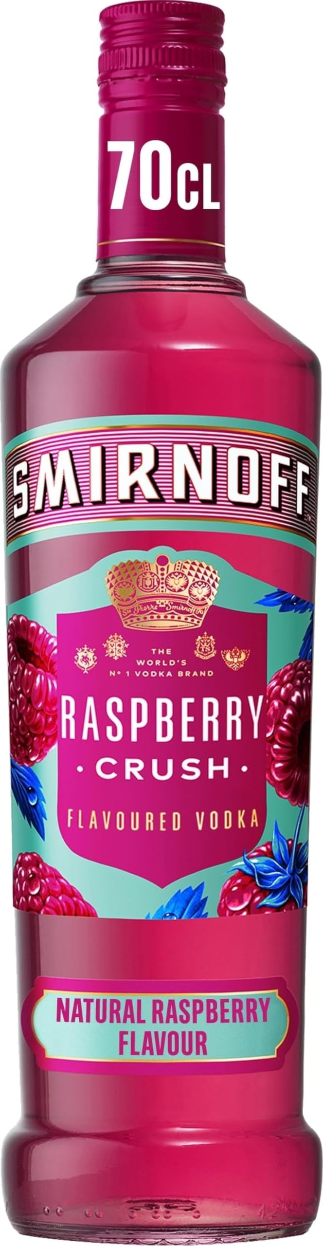 Smirnoff Raspberry Crush Vodka Based Flavoured Spirit Drink 35% Vol 70Cl