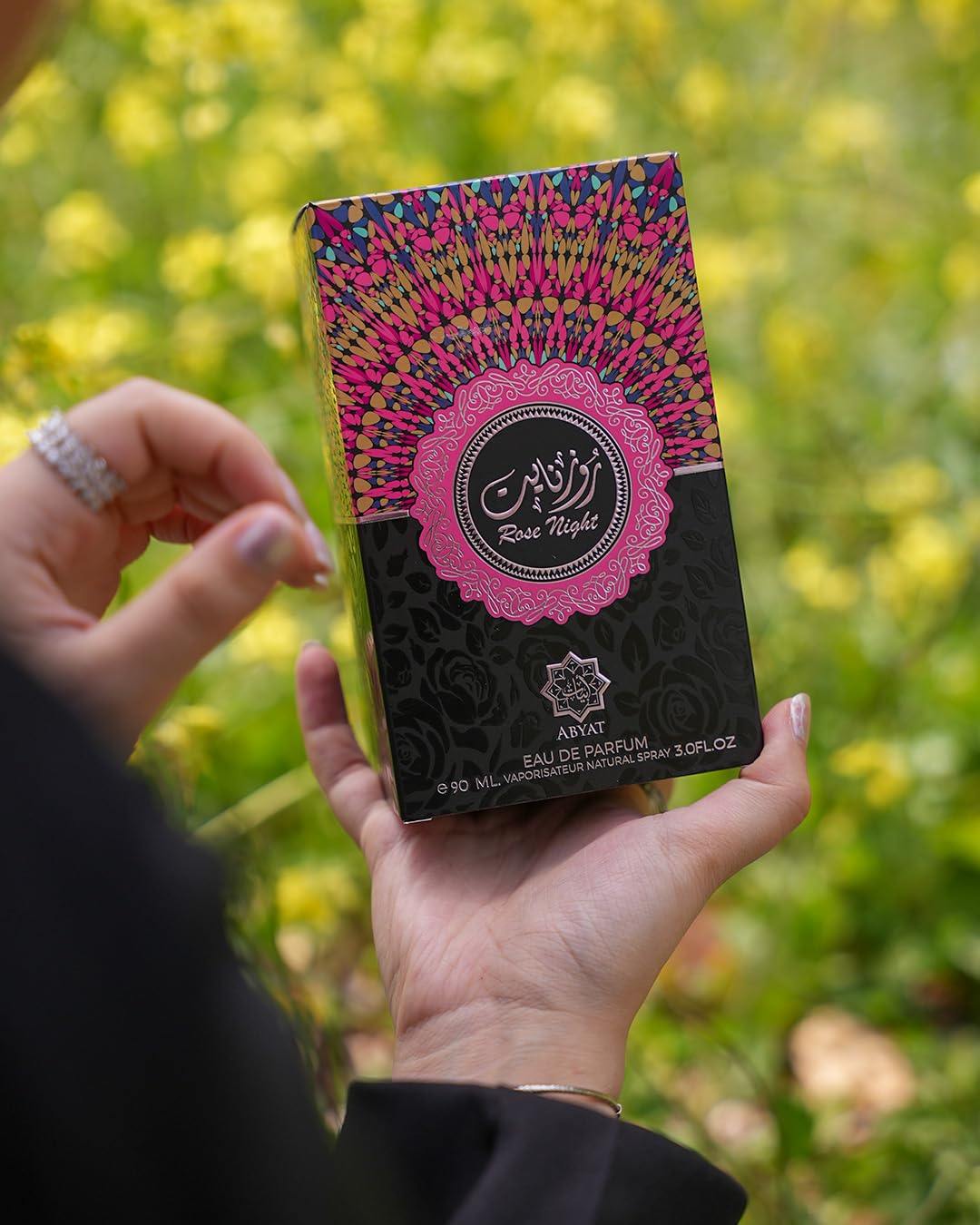 Rose Night Eau de Parfum – 90ml | Romantic Floral Perfume for Women with Jasmine, Vanilla & Musk | Elegant Long-Lasting Evening Fragrance