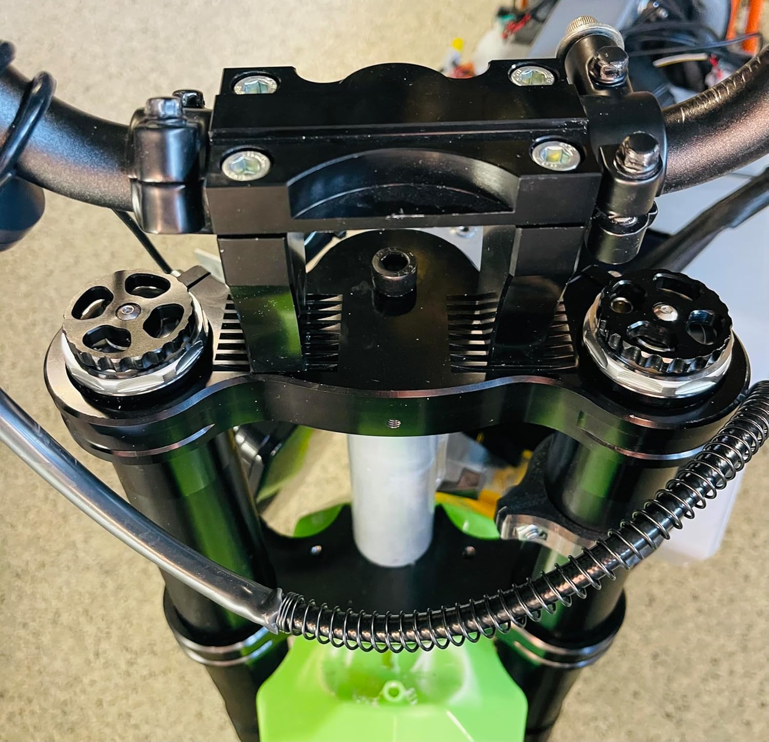 Amazon.com: CNC Red Triple Clamp for Modified Razor MX500 MX650