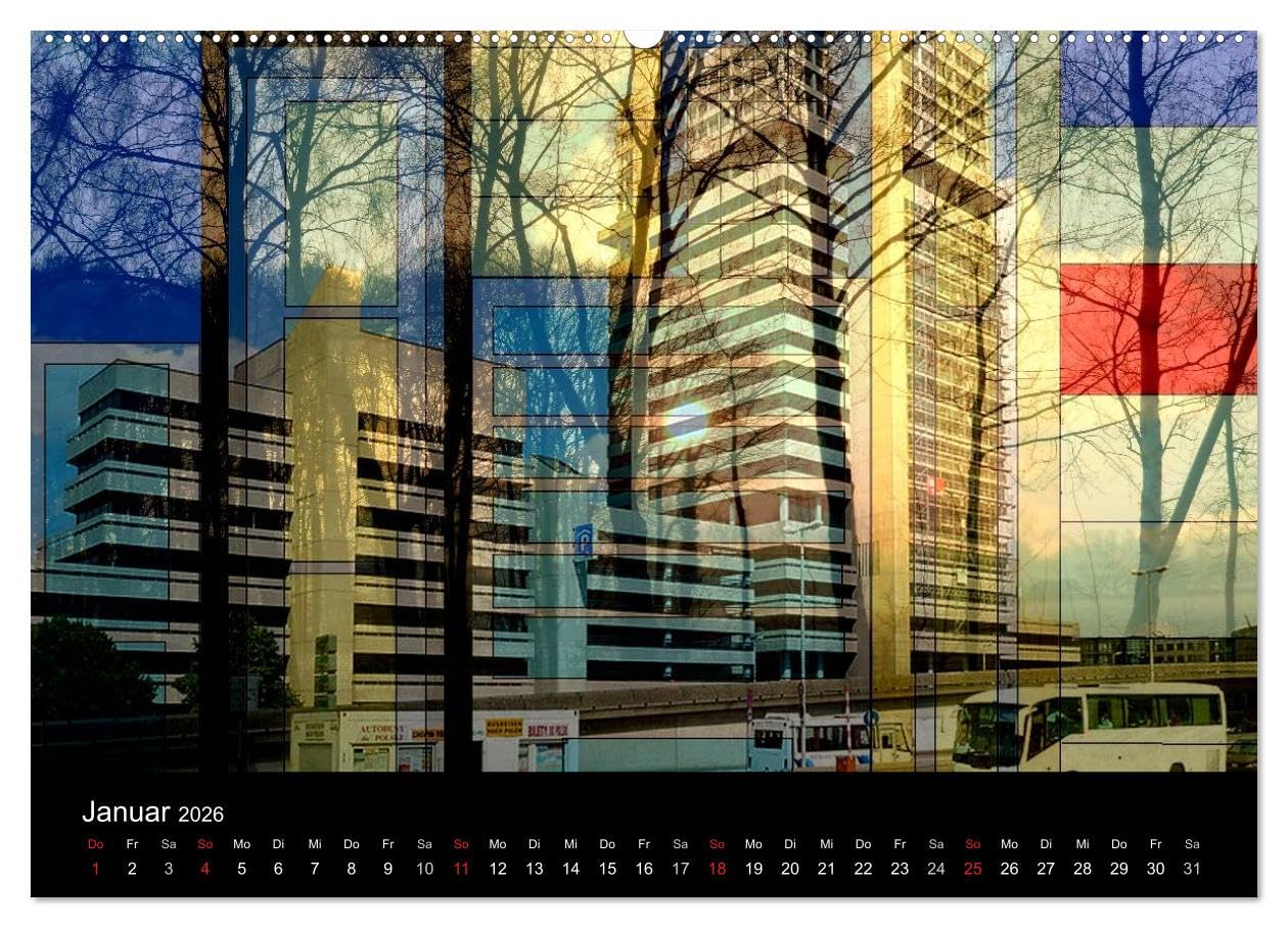 MEDIA-ART Der Kunstkalender (hochwertiger Premium Wandkalender 2026 DIN A2 quer), Kunstdruck in Hochglanz: Die schönsten Collagen von BERNADO-ART (CALVENDO Kunst)