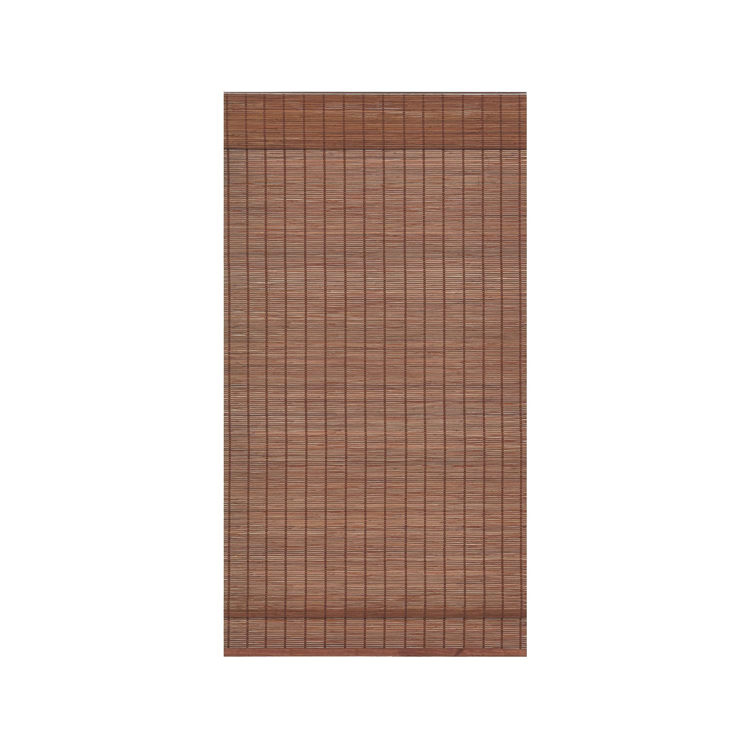 The Shade & Shutter Factory Kodiak Cordless Matchstick Bamboo Roman Shades (Pecan 23 in. W x 64 in. L)