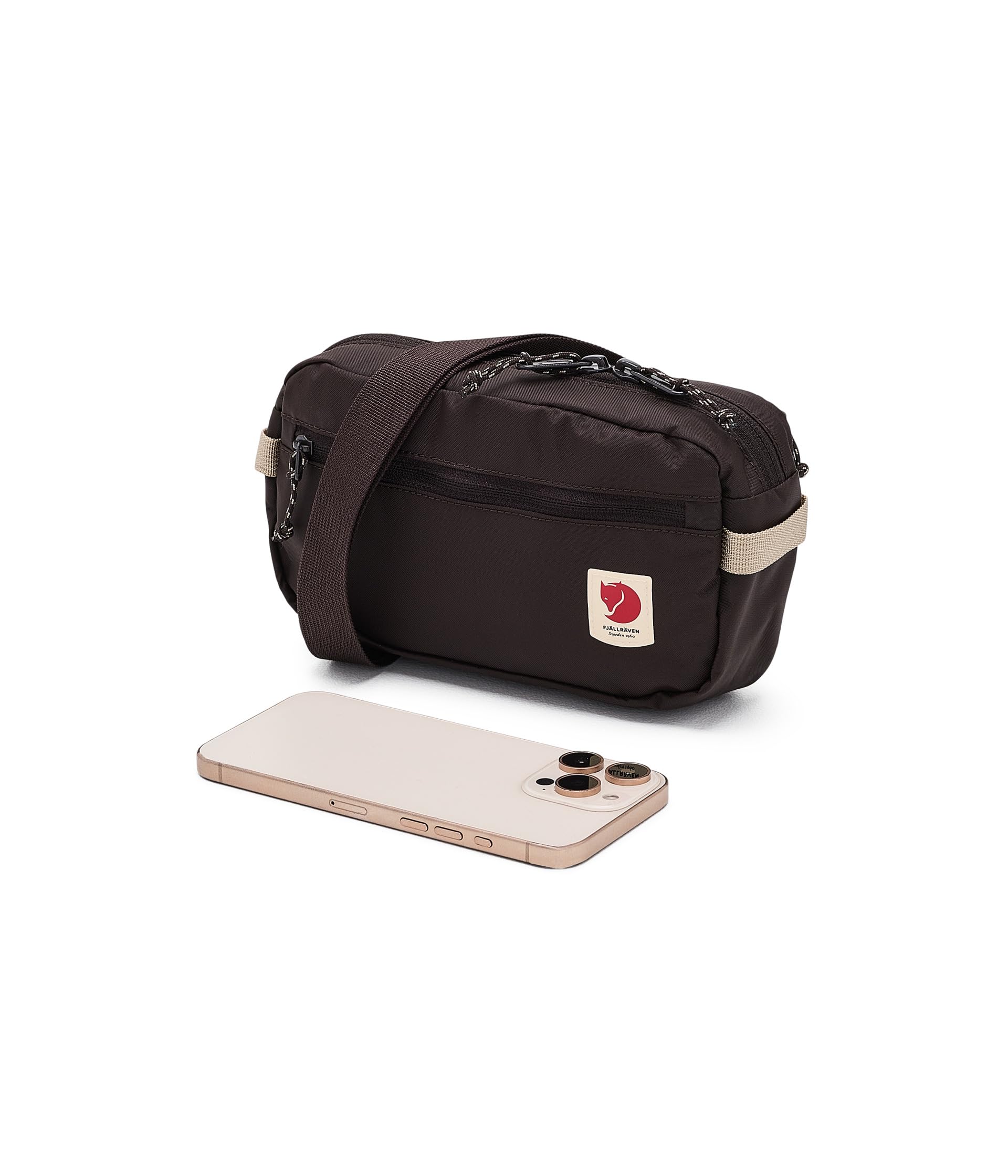 Fjällräven Bolso de la Correa Bolso Bandolera High Coast Hip Pack Black Oak Negro