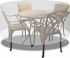Copertura Per Mobili Da Giardino Rotondi - Impermeabile E UV Resistente 163x71cm - Foto 7