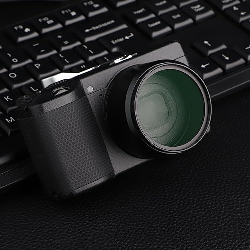 Miniatura 2 de Haoge LAR-GR3X - Anillo adaptador de filtro UV de 1.929 in para RICOH GR3X/GRIIIX HDF Cámara compacta digital para GT-2 GW4 lente de conversión