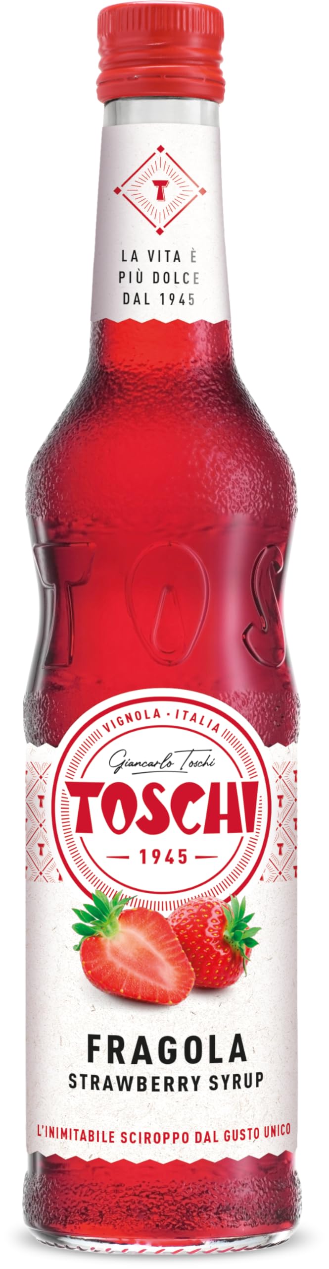 Sciroppi Tradizionali Toschi 740 gr nei gusti: Amarena, Menta, Fragola, Granatina, Limone e Orzata.