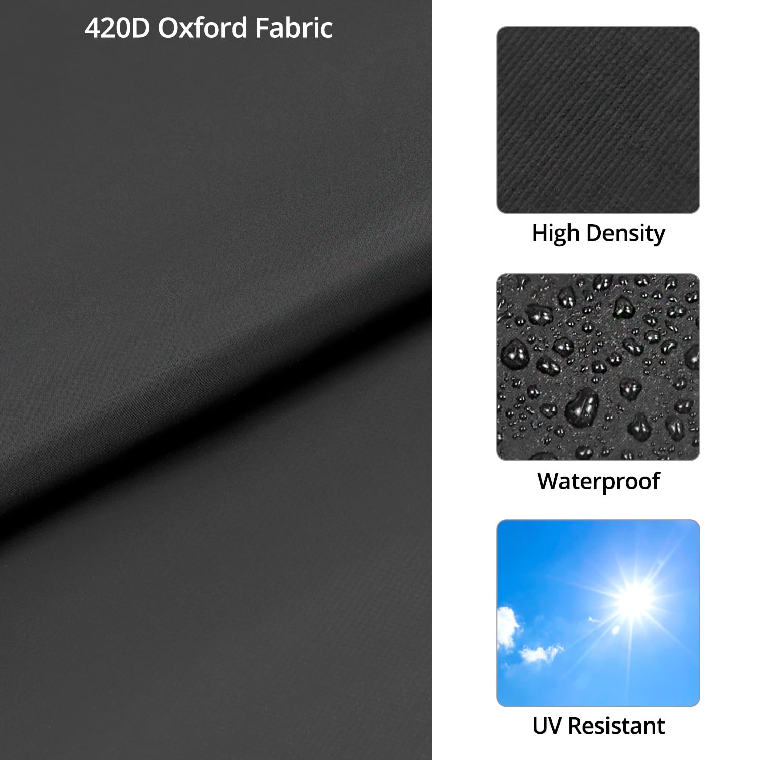 QWORK® Lona per Remolque Plana con Cuerda de Lona 210x114x90 cm, Material de PVC 420D,para Remolque de automóvil 750 kg (Negro)