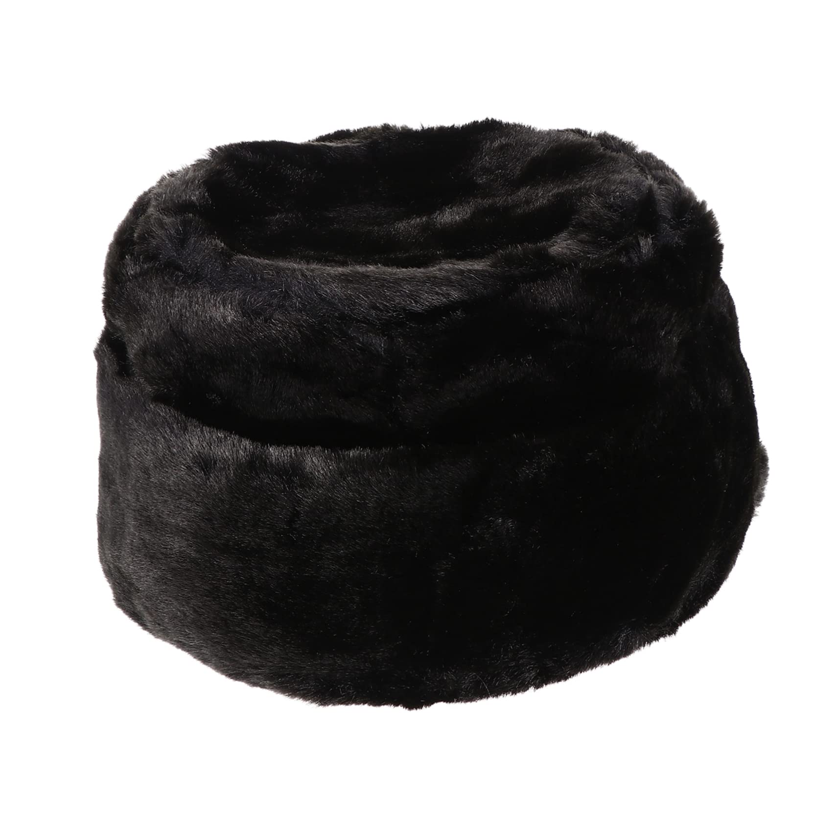 BESPORTBLE Warmest Faux Fur Hat for Winter Women's Plush Trapper Cap Skating Hiking Essential Black