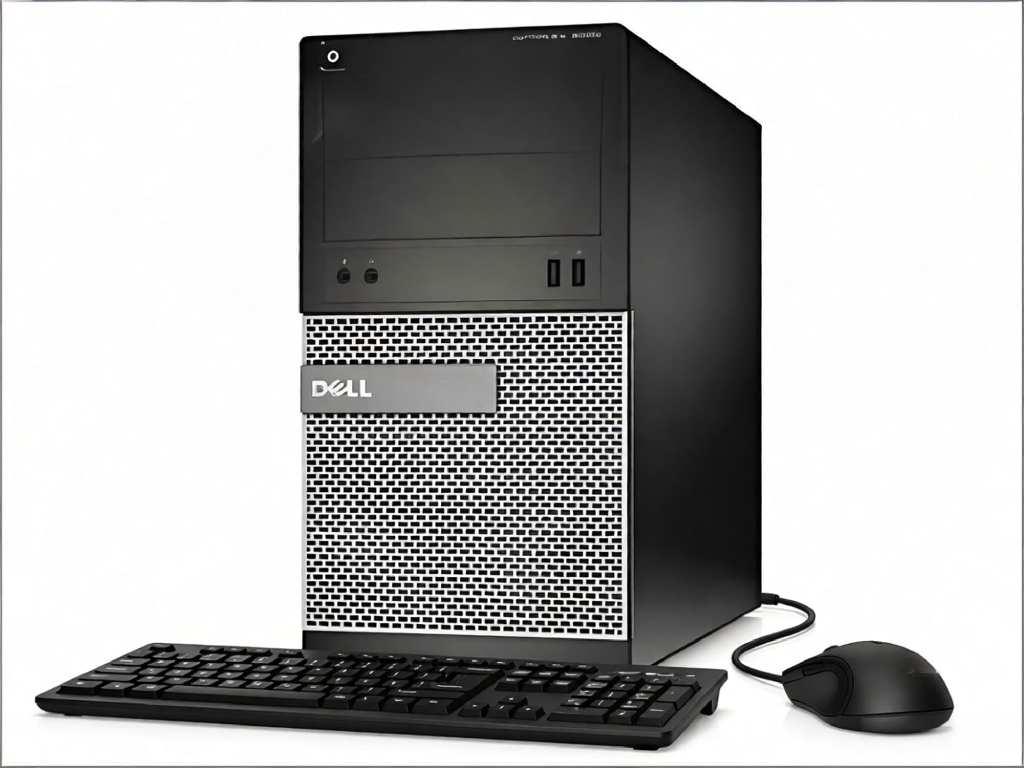 Dell OptiPlex 3020 MT-Mini Tour Ordinateur de Bureau, Intel Celeron G1840, 8 Go de RAM, SSD de 256 Go, Bluetooth, Wi-FI, Clavier américain (QWERTY), Windows 11 Pro (Reconditionné)