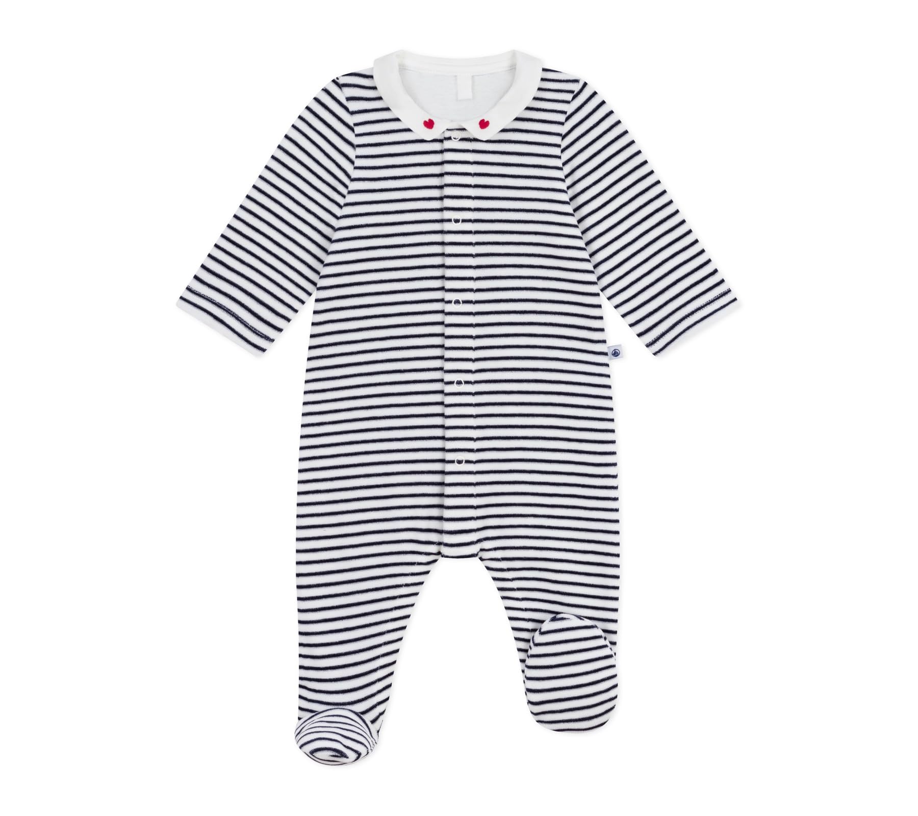 Petit Bateau Pyjama Bébé en Velours À Col Imprimé A0dr101 Vêtements Nuit Mixte bébé (Lot de 1)