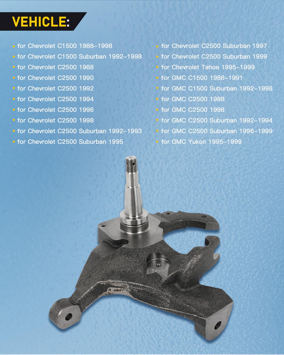 Amazon.co.jp: OCPTY フロントステアリングナックルとハブアセンブリ