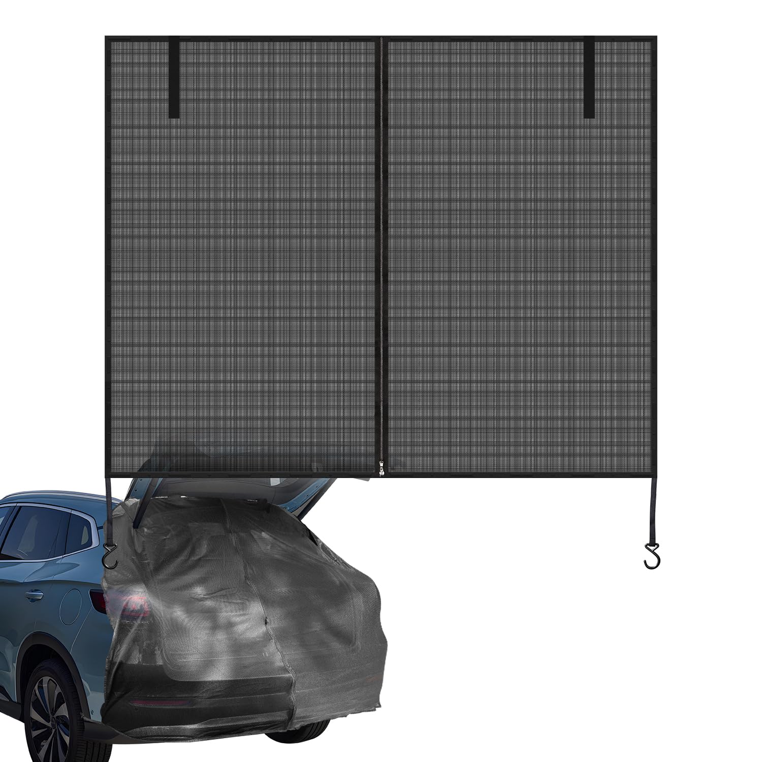 Moustiquaire pour voiture magnétique contre insectes et chaleur