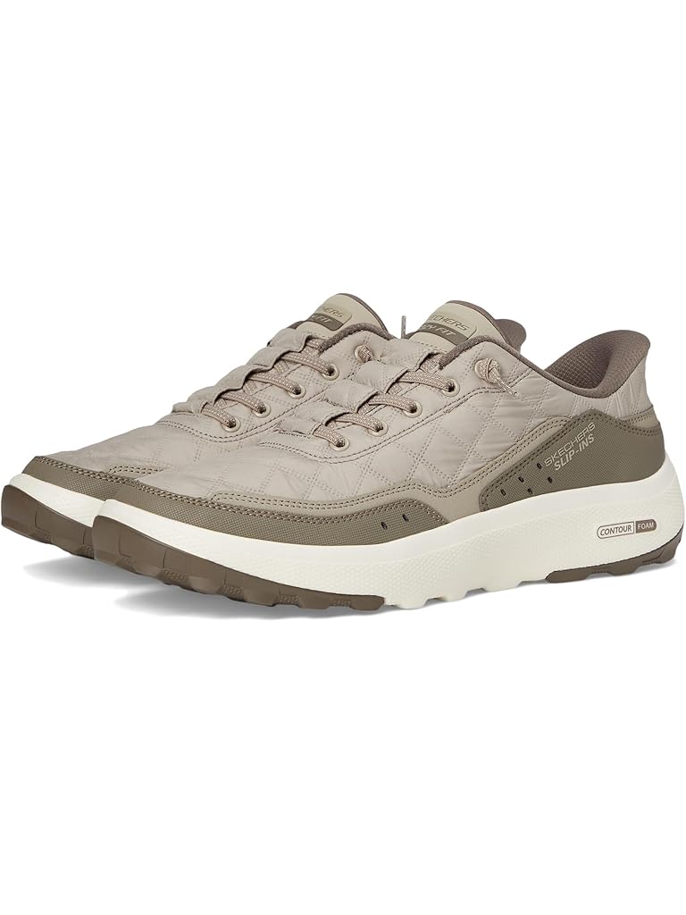 Taupe SKECHERS Urban Explore Cozy Fit Hands Free Slip-in