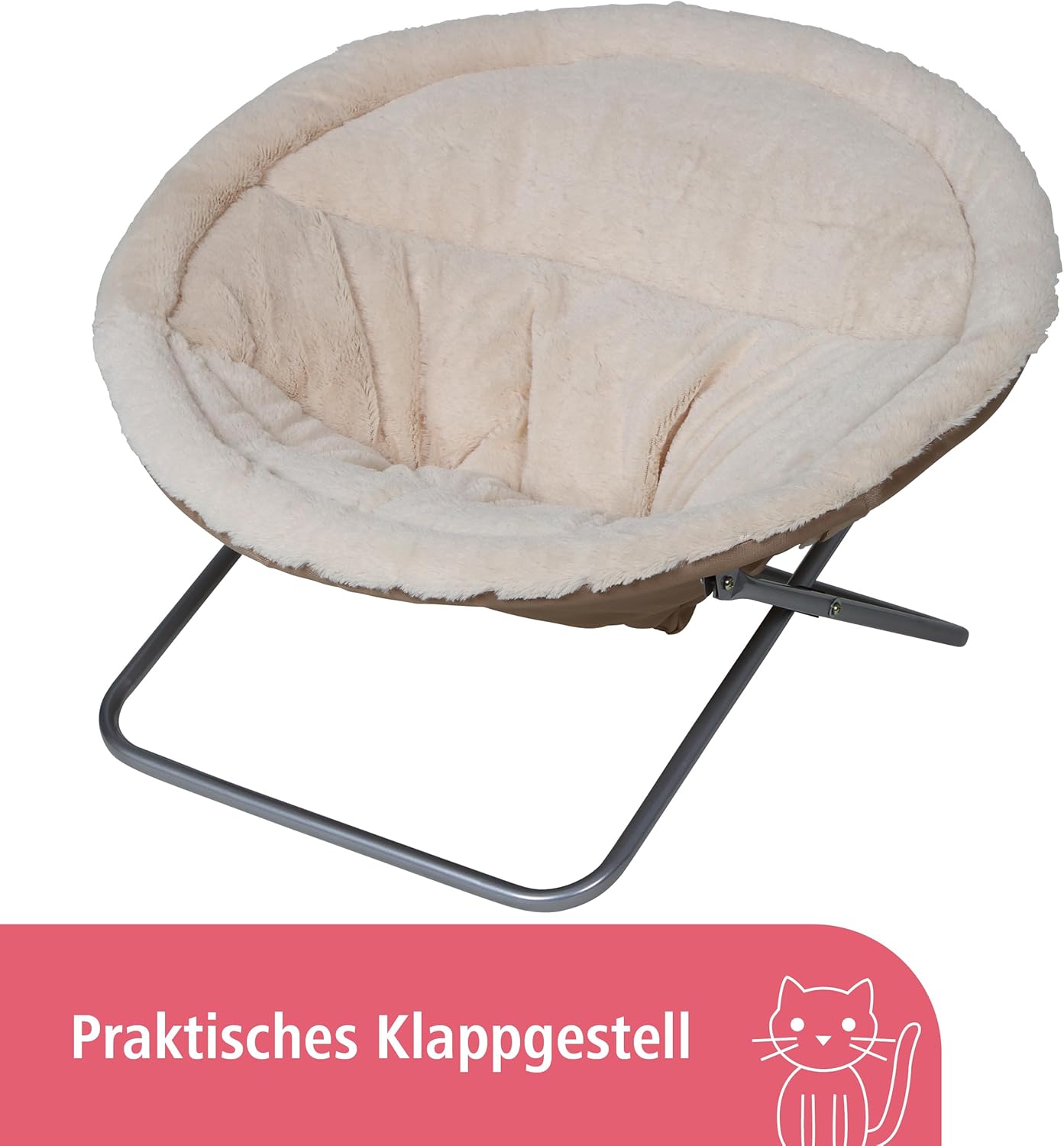 Kerbl Sleeping Nest Alice, 58 x 36 cm, Beige