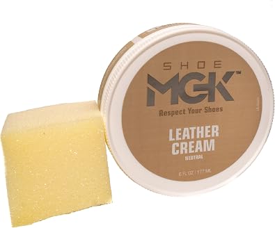 Shoe MGK Neutral Leather Cream - Shoe Polish and Conditioner for Leather Footwear