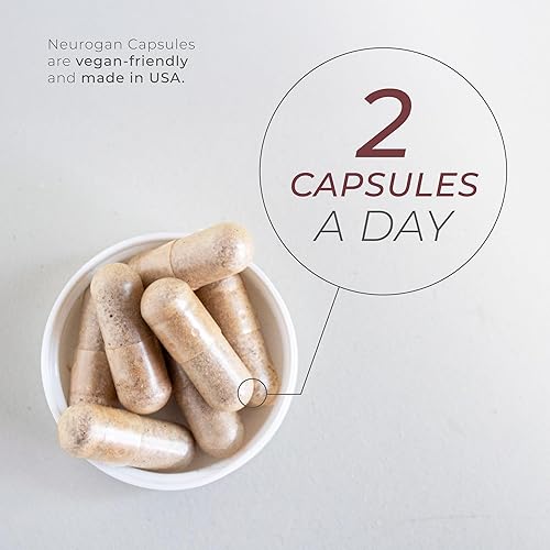 Miniatura 4 de Neurogan Cápsulas de nattoquinasa  Suplemento de apoyo cardiovascular  Enzima nattoquinasa, apoyo al flujo sanguíneo  12,000 mg en total, 120