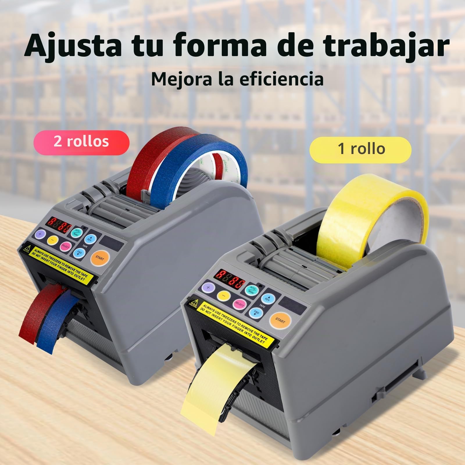 Máquina de corte de cinta, dispensador automático avanzado de cinta de 39.9 pulgadas, ideal para envío, envoltura de regalos, escuelas, restaurantes, negocios, hogares