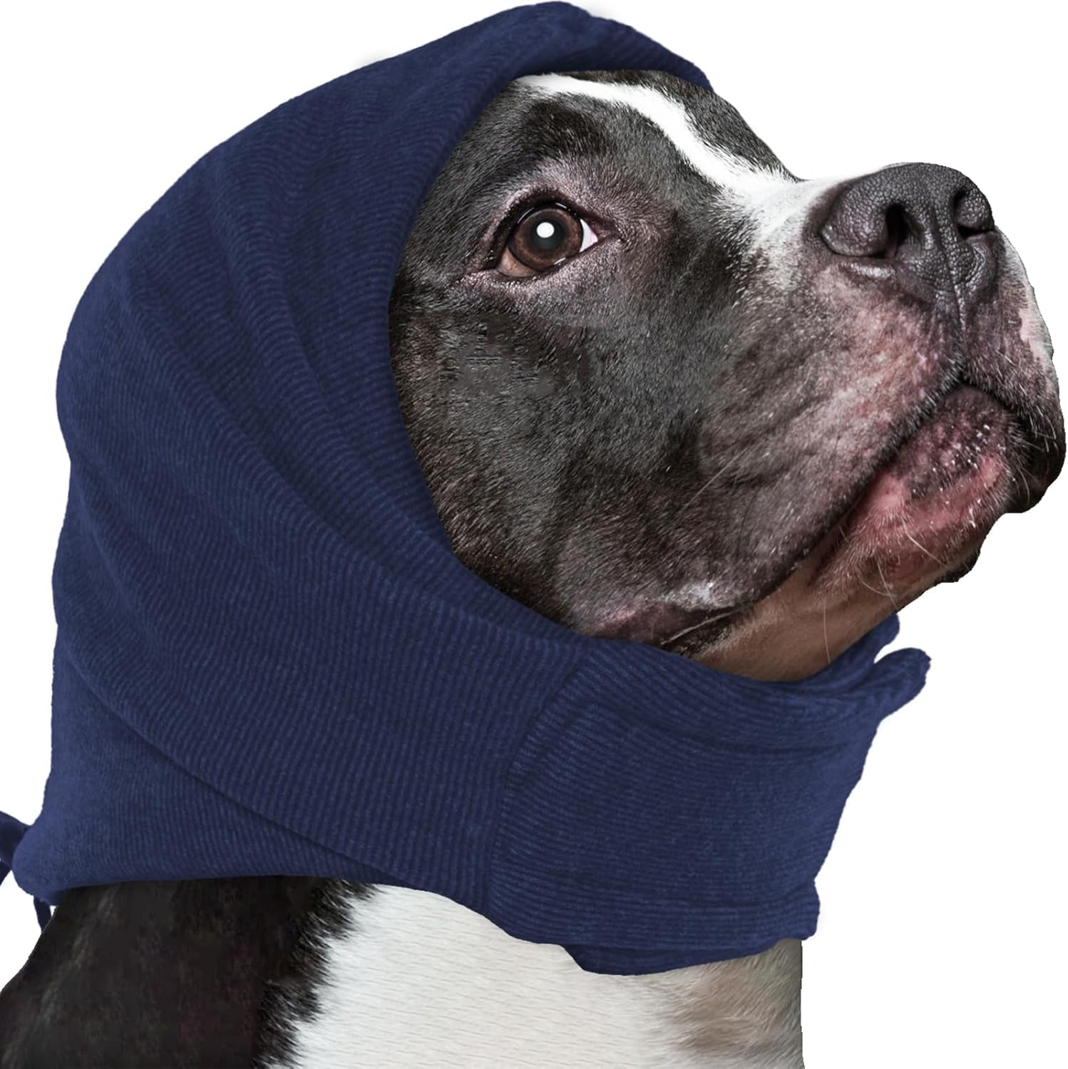 IECOii Dog Ear Cover Snood Noise Anxiety Relief,Dogs Ear Covers For Bath Drying Grooming,Dogs Cat Calming Hood, Dogs EarMuffs For Fireworks,Pet Neck & Ear Warmer,Dog Ears Wrap Ear Protectors โ image 1