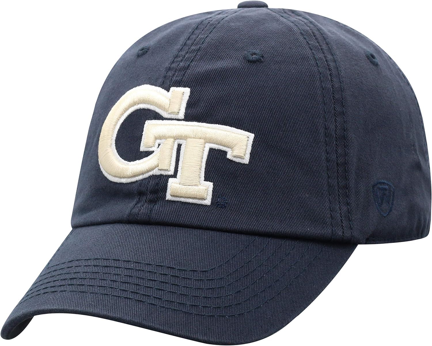 Pro Sport Collegiate Hats - Fitted Caps Adjustable Hats and Snapbacks Available, Georgia Tch Navy, One Size