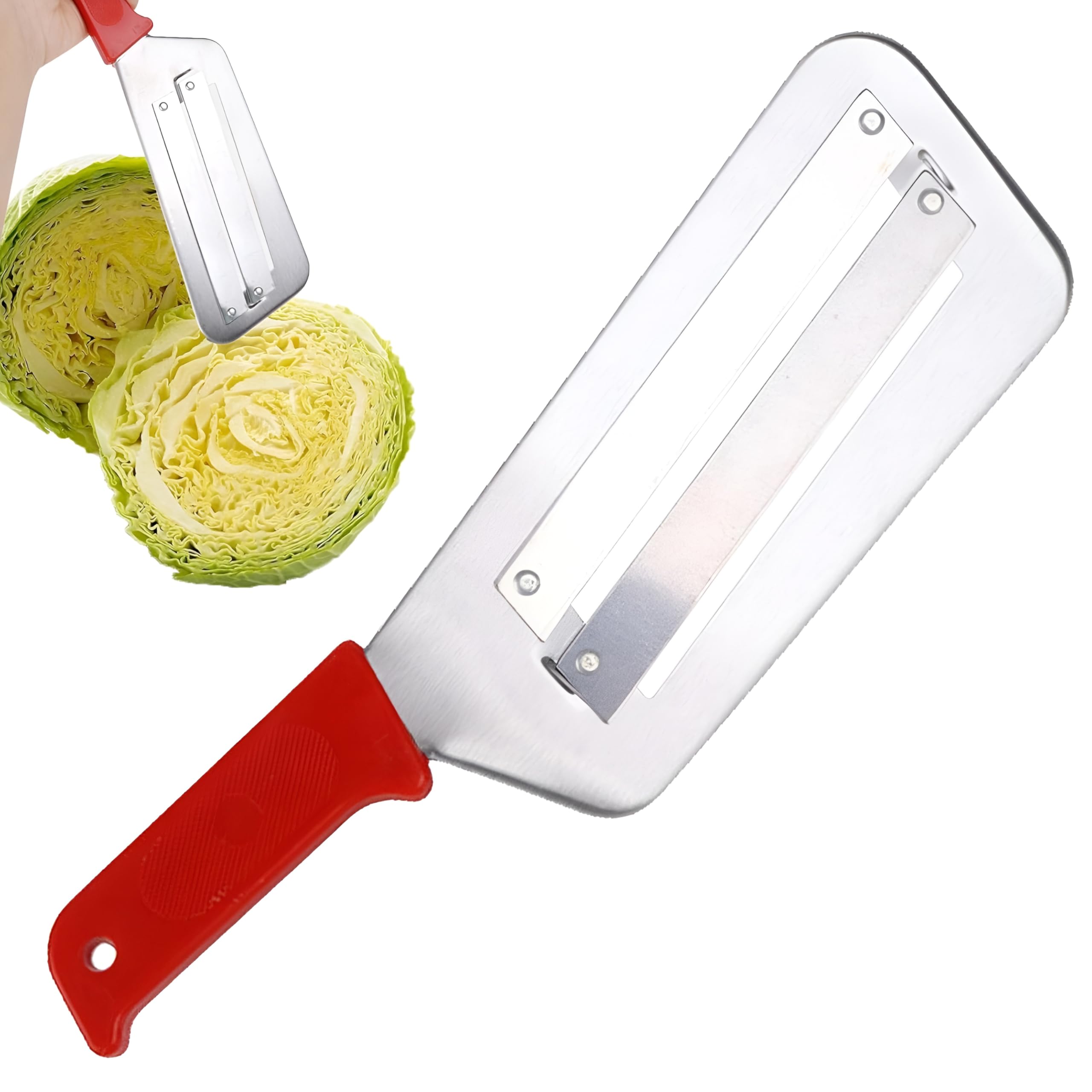Multi-Functional Stainless Steel Vegetable Peeler with Wooden Handle & Bottle Opener | Single Blade Peeler for Fruits & Vegetables | Sharp, Durable & Easy-Grip Kitchen Tool (Cabbage Shredder)