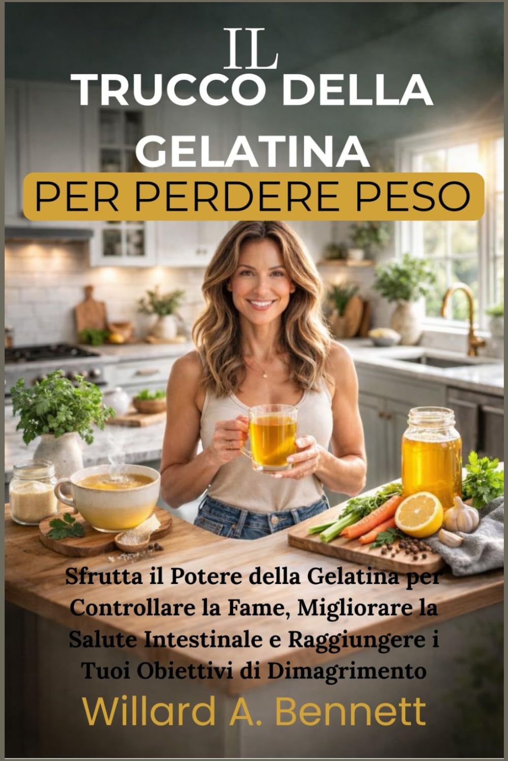 IL TRUCCO DELLA GELATINA PER PERDERE PESO: Sfrutta il Potere della Gelatina per Controllare la Fame, Migliorare la Salute Intestinale e Raggiungere i Tuoi Obiettivi di Dimagrimento