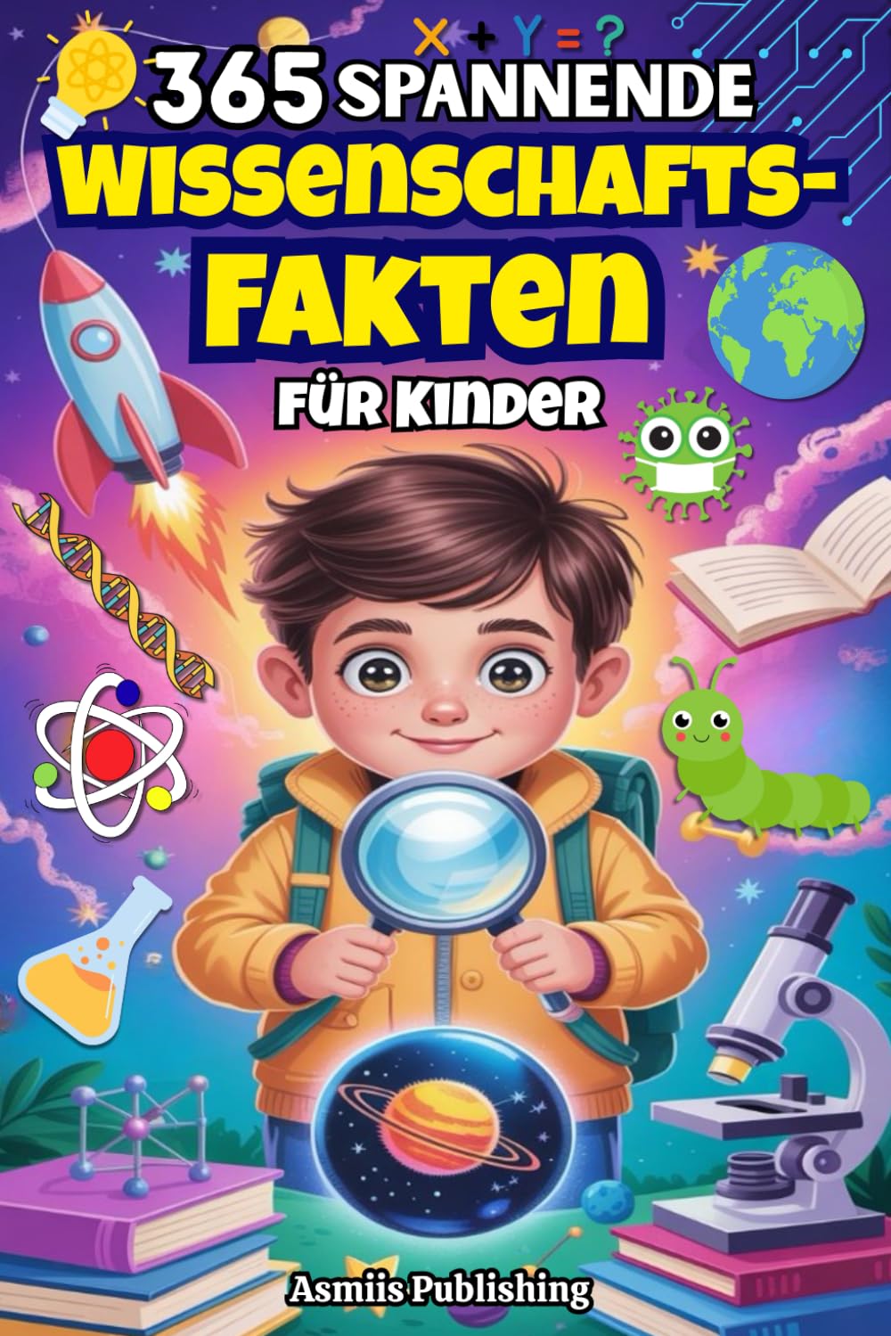 365 Spannende Wissenschafts-Fakten Für Kinder: Entdecke Spannende Fakten über Weltraum, Tiere, Erde, Technologie und mehr – für Neugierige Kinder mit Unterhaltsamen Illustrationen