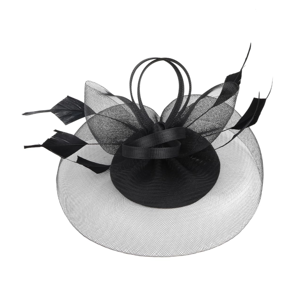 SOIMISS 2piezas Diadema Tocado De Malla Para Bodas y Fiestas Sombrero De Tea Party Para Mujeres Accesorio Elegante y Duradero Para Celebraciones y Eventos Sociales