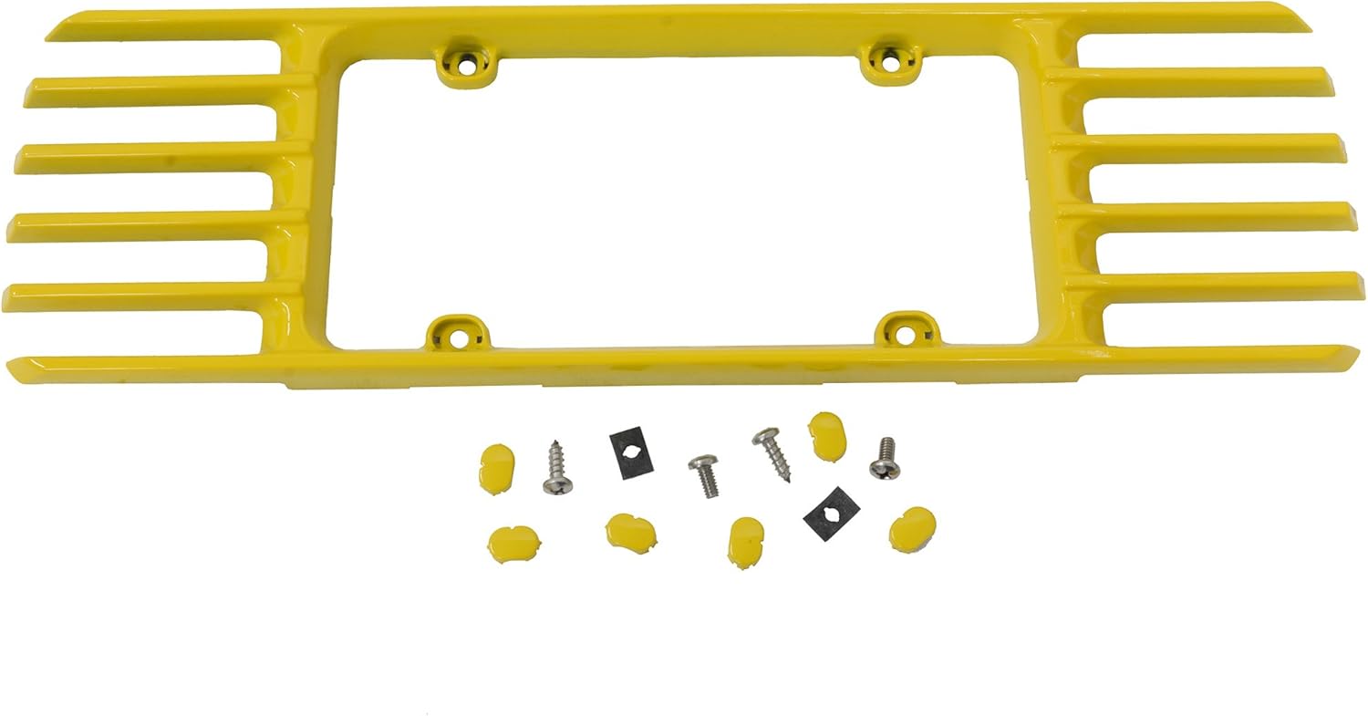 1997-2004 Corvette Machine Silver Rear Altec Phantom License Plate Frame