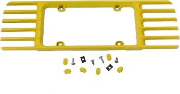 1997-2004 Corvette Black Rear Altec Phantom License Plate Frame