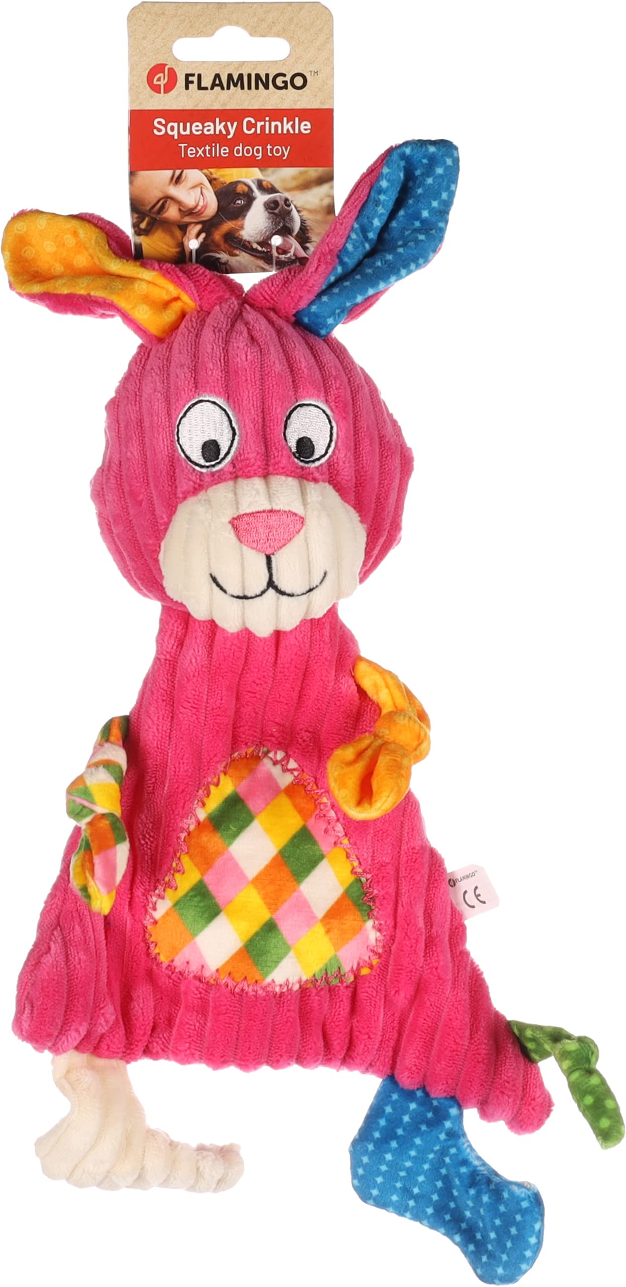 Flamingo DT KAREAU RABBIT PINK 22,5x7,5x36CM