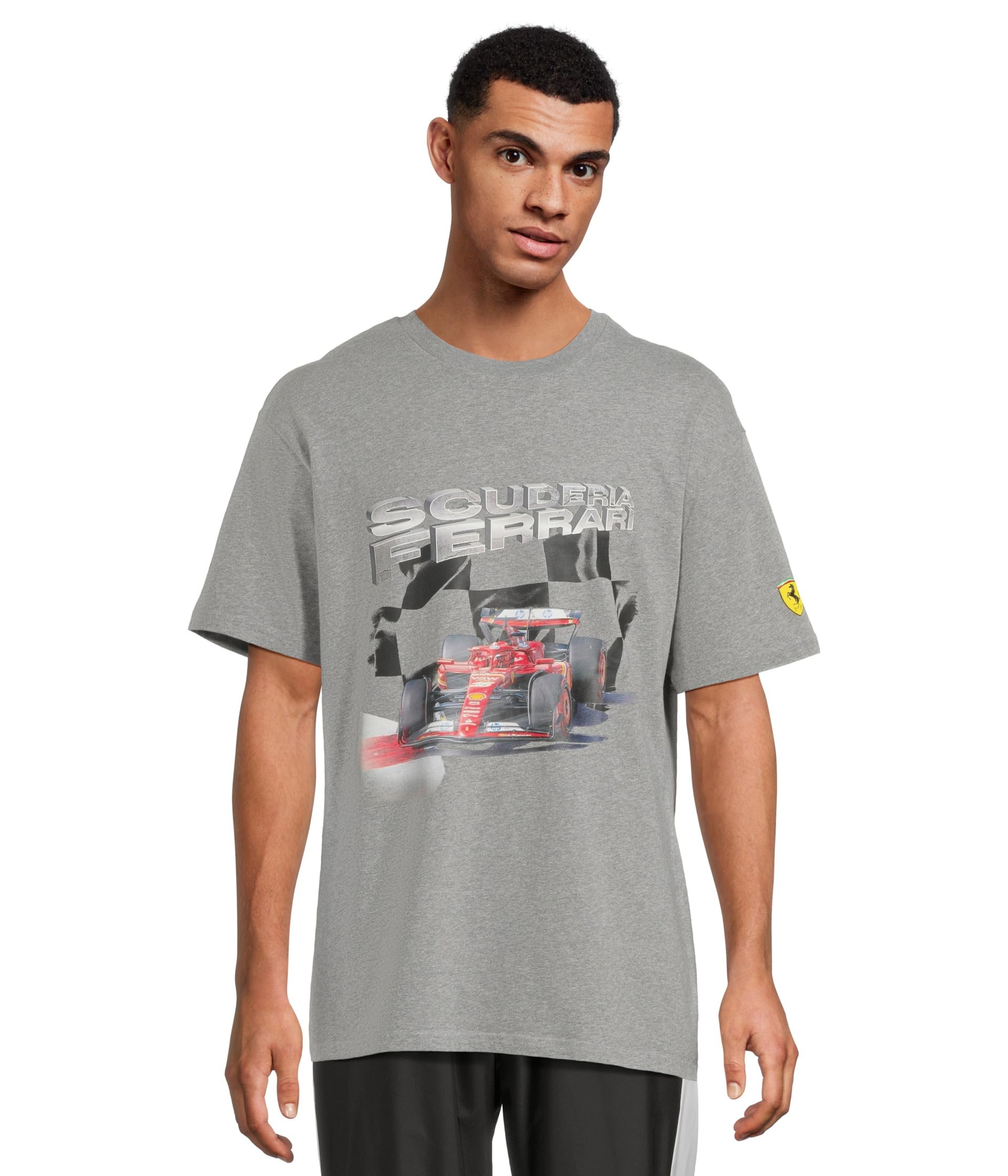 Puma Ferrari Racing Graphic T-Shirt Mens Ferrari Race Graphic Tee