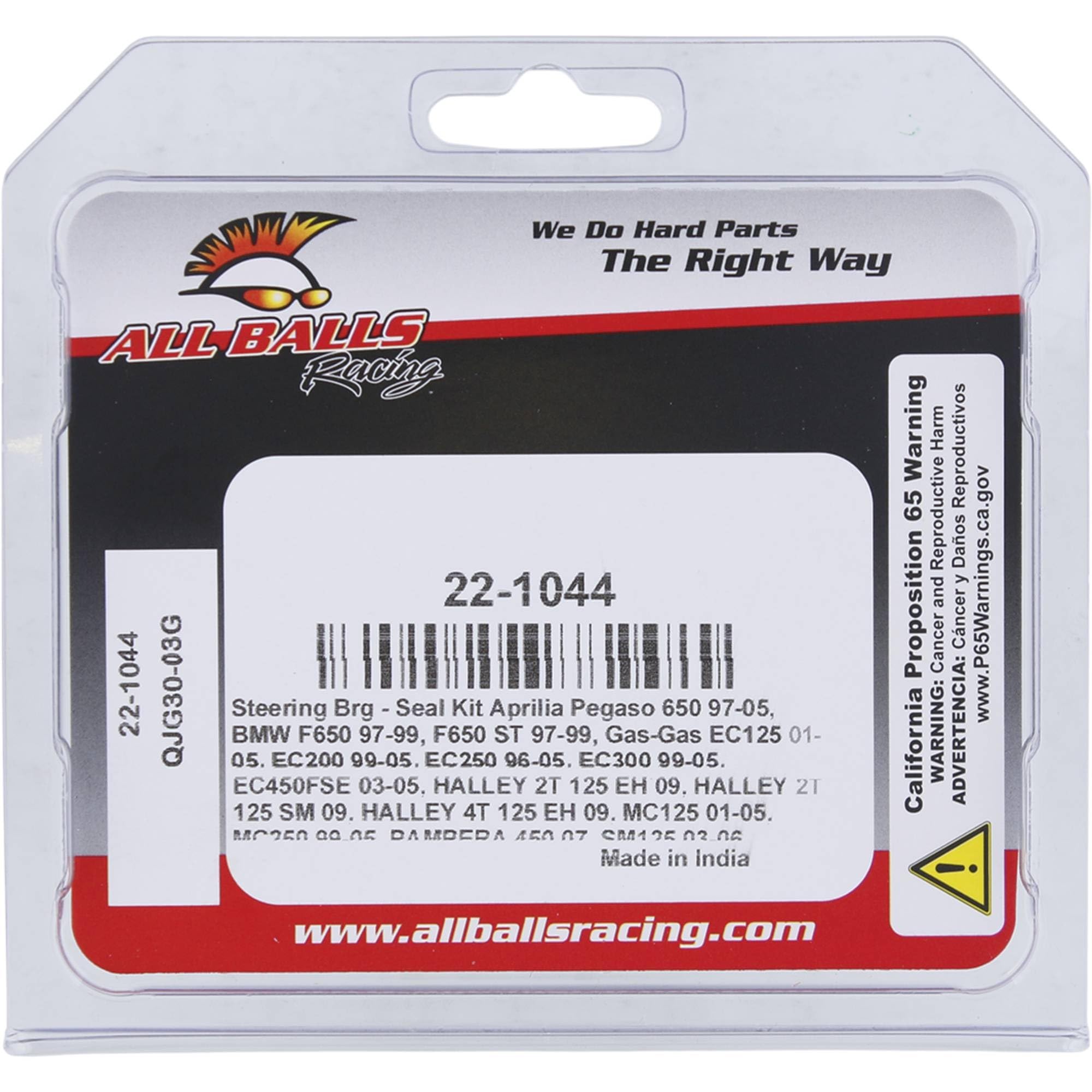 Amazon.com: All Balls Racing Steering Bearing Kit for Moto Guzzi