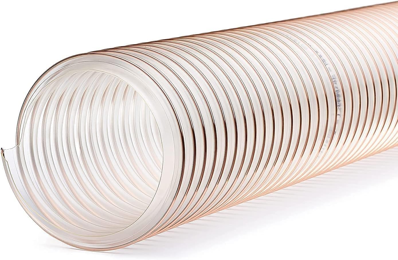 VACUFLEX PU 400 C ECO - Tube d'aspiration PU avec paroi de 0,4 mm d'épaisseur - 5 m de long - ID Ø 203 mm - Résistant aux microbes et à l'hydrolyse