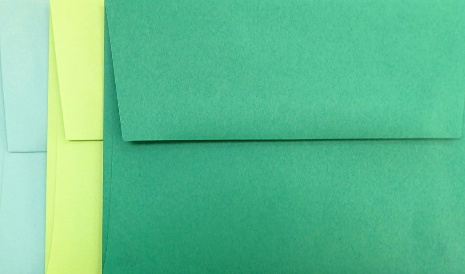 A2 Envelopes Mix of Greens 4 3/8 x 5 3/4 (for A2 Cards