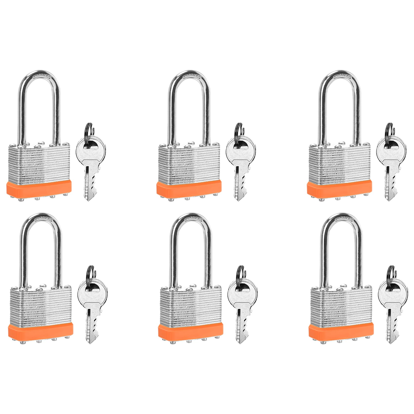 HZSY Laminated Steel Keyed Padlock (1-9/16