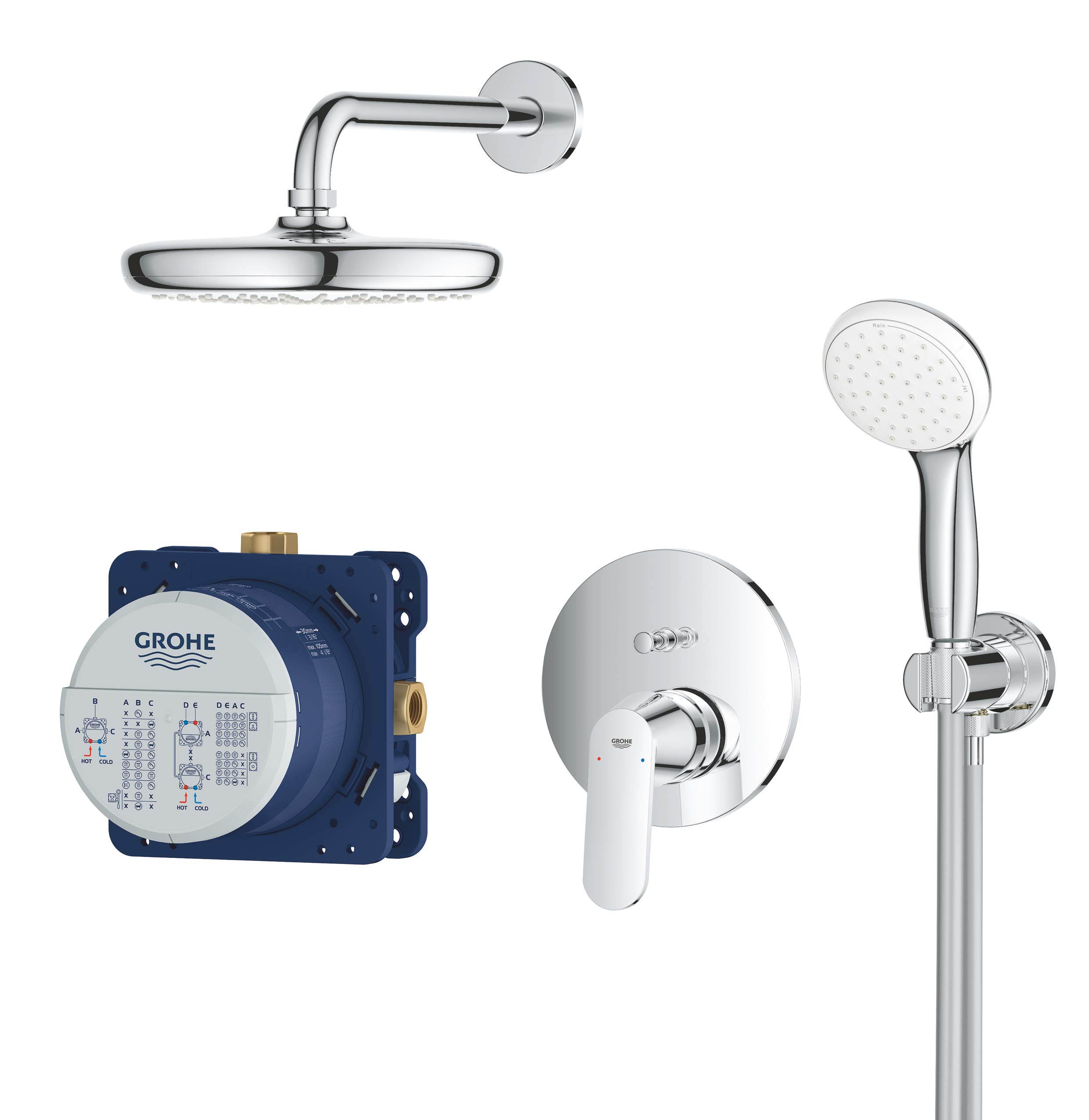 GROHE Rainshower System 210 クローム GROHE Rainshower System 210 クローム Grohe Rainshower System