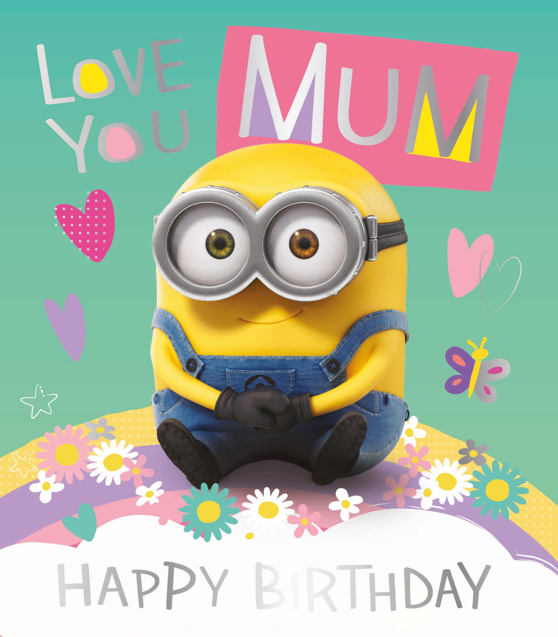 DESPICABLE ME BIRTHDAY CARD FOR MUM MINIONS MUM BIRTHDAY CARD
