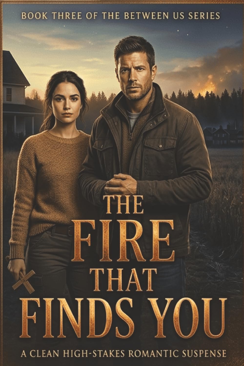 Fire That Finds You: Book Three of The Between Us Series:: A Romantic Suspense of Faith, Danger, and a Marriage of Convenience