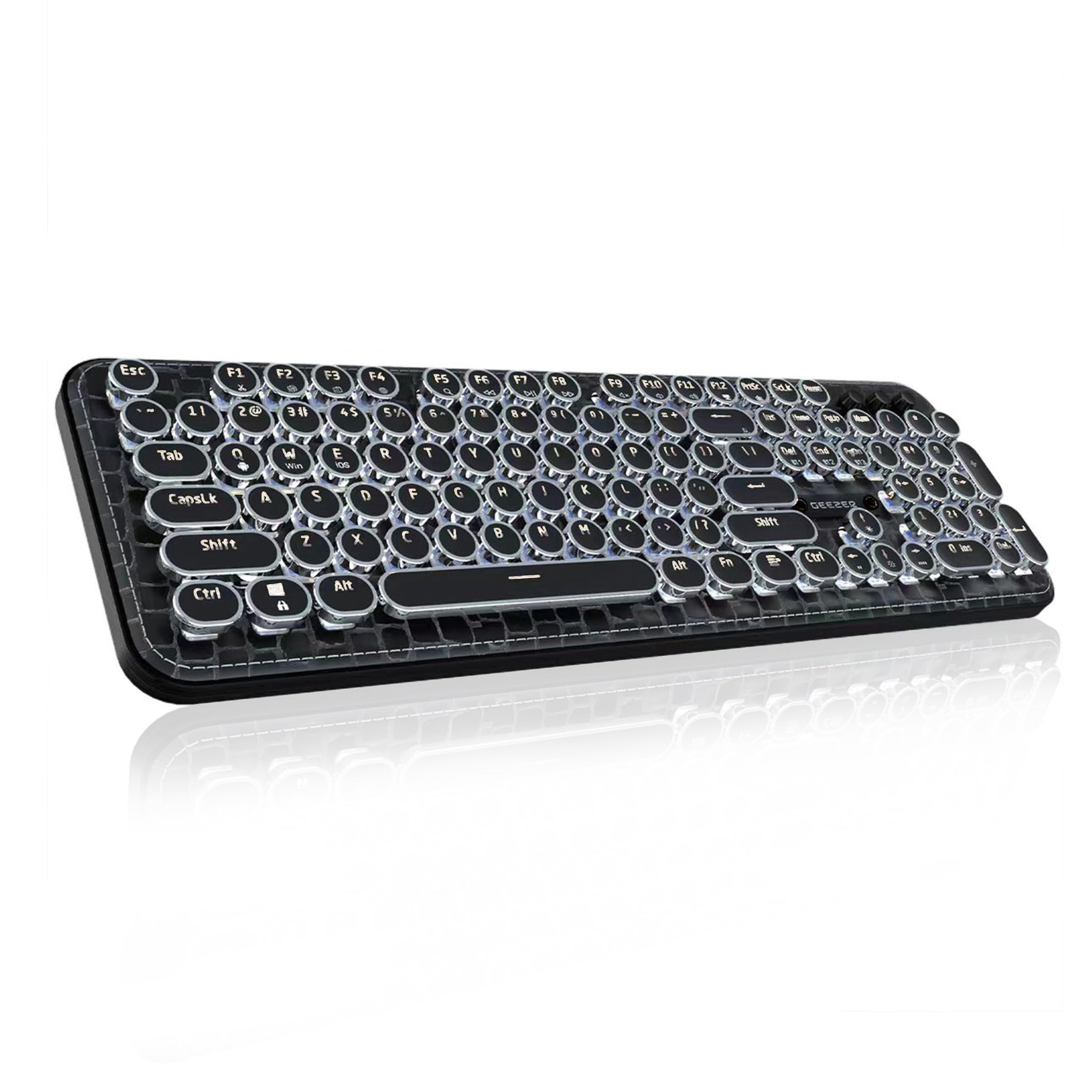 Amazon.com: TISHLED Typewriter Keyboard with Faux Leather Panel