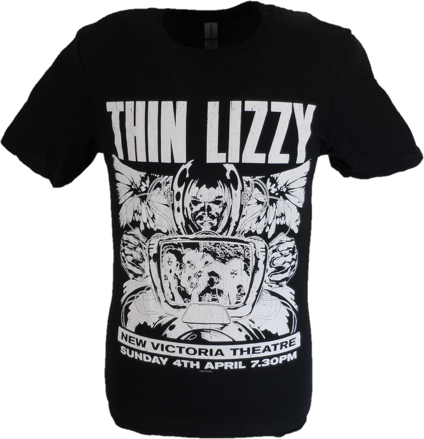 Mazeys Men's Jail Break Flyer Thin Lizzy Officially Licensed T Shirts (Uk, Alpha, Xl, Regular, Regular, )